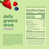 Be Amazing Greens Drink, Mixed Berry, Ready to Drink, 10 Organic Fruits & Vegetables, Coconut Water, Vitamin C, Prebiotic Fiber, 25 Calories, Low