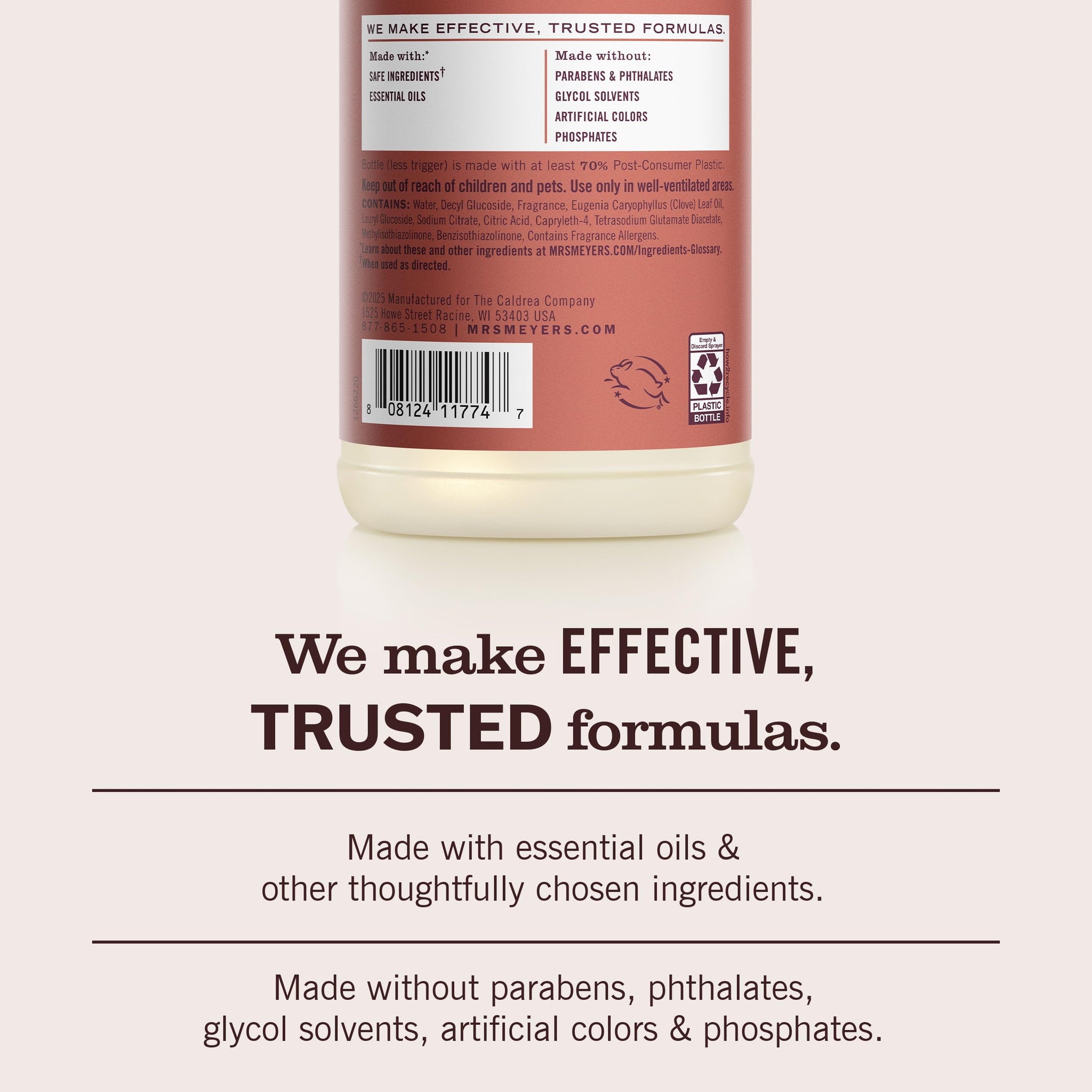 MRS. MEYER'S CLEAN DAY Multi-Surface Everyday Cleaner, Fall Leaves Scent, 16 Fl Oz Bottle