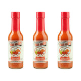 Marie Sharp's Hot Habanero Pepper Sauce, 5 oz - Authentic Belizean Hot Sauce with Fresh Red Habanero Peppers (Pack of 3)