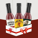 Bourbon Whiskey Flavored Hot Sauce Gift Basket Variety 3 Pack by Rebel Smuggling Galactic Emporium