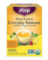 Yogi Tea, Tea Everyday Immune Sweet Lemon Organic, 16 Count