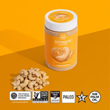Octonuts Creamy Cashew Butter, 16 oz Jar, No Added Salt, Sugar or Palm Oil - Single Ingredient Nut Spread - Gluten Free, Vegan, Kosher, Paleo