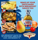 Bear and Burton's Breakfast Sauce Too | A Medium Heat Sauce from the Makers of W Sauce | 12 Fl Oz