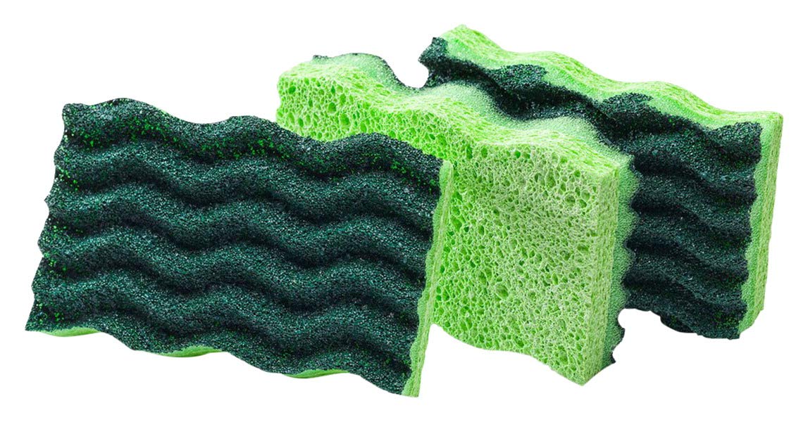 Libman 1077 Baked-On and Tough Jobs Sponges (3-Pack)