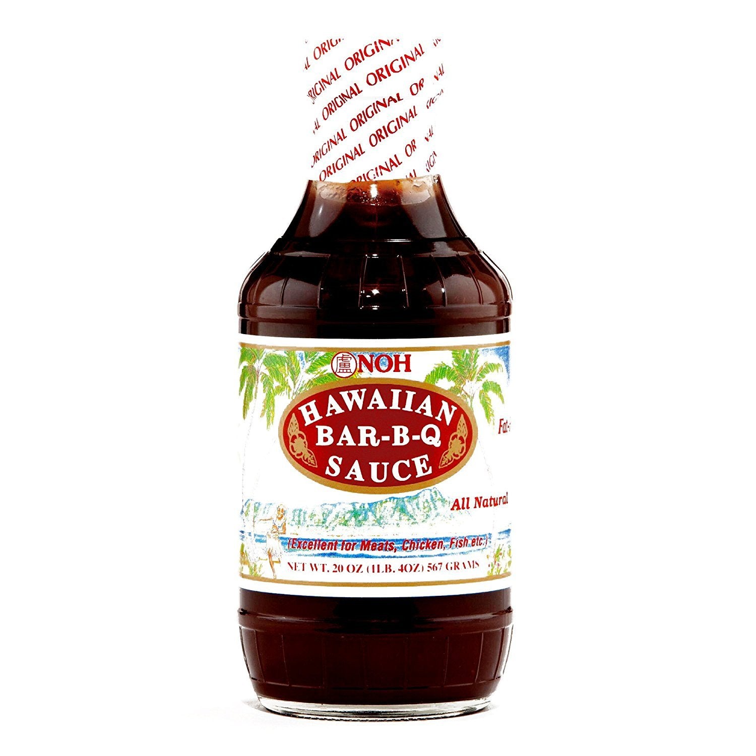 Noh Hawaiian Original BBQ Sauce 20 oz each (2 Items Per Order)