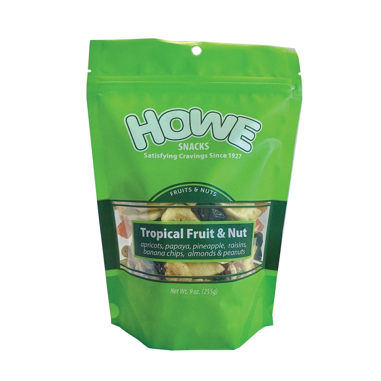 Howe Snacks Tropical Fruit & Nut Mix, Trail Mixes 9 oz Bag