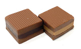 Zaini, Cremino Layered Gianduia Chocolate w/Rich Hazelnut or Dark Chocolate Center (Cremini assort.) 1000gr (94-100 pcs)