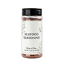 Olive & Vine Seafood Seasoning, Savory Blend, For Grilled & Baked Dishes, Rich Tradition, Authentic Taste, For Global Recipes (12.8 Ounce)