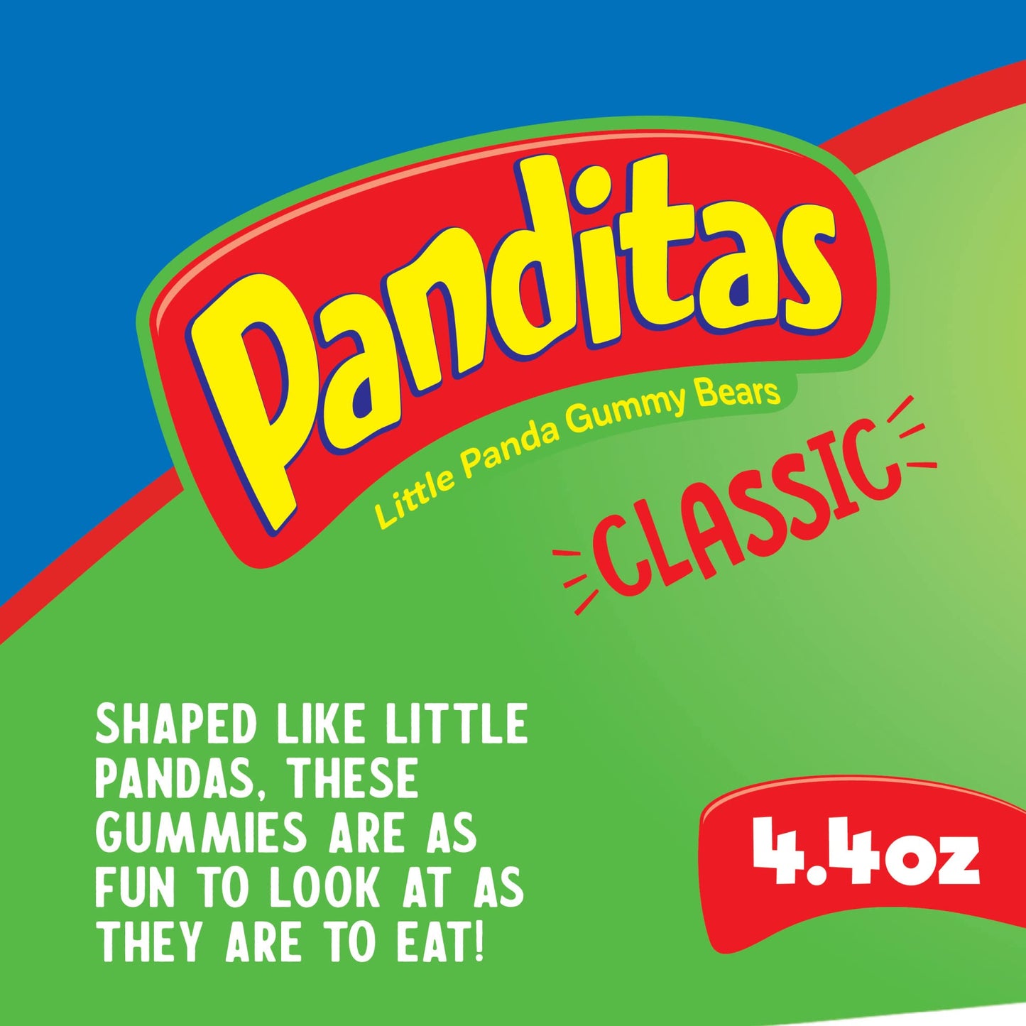 RICOLINO Panditas Classic Gummies Box with 6 bags of 4.4 ounces