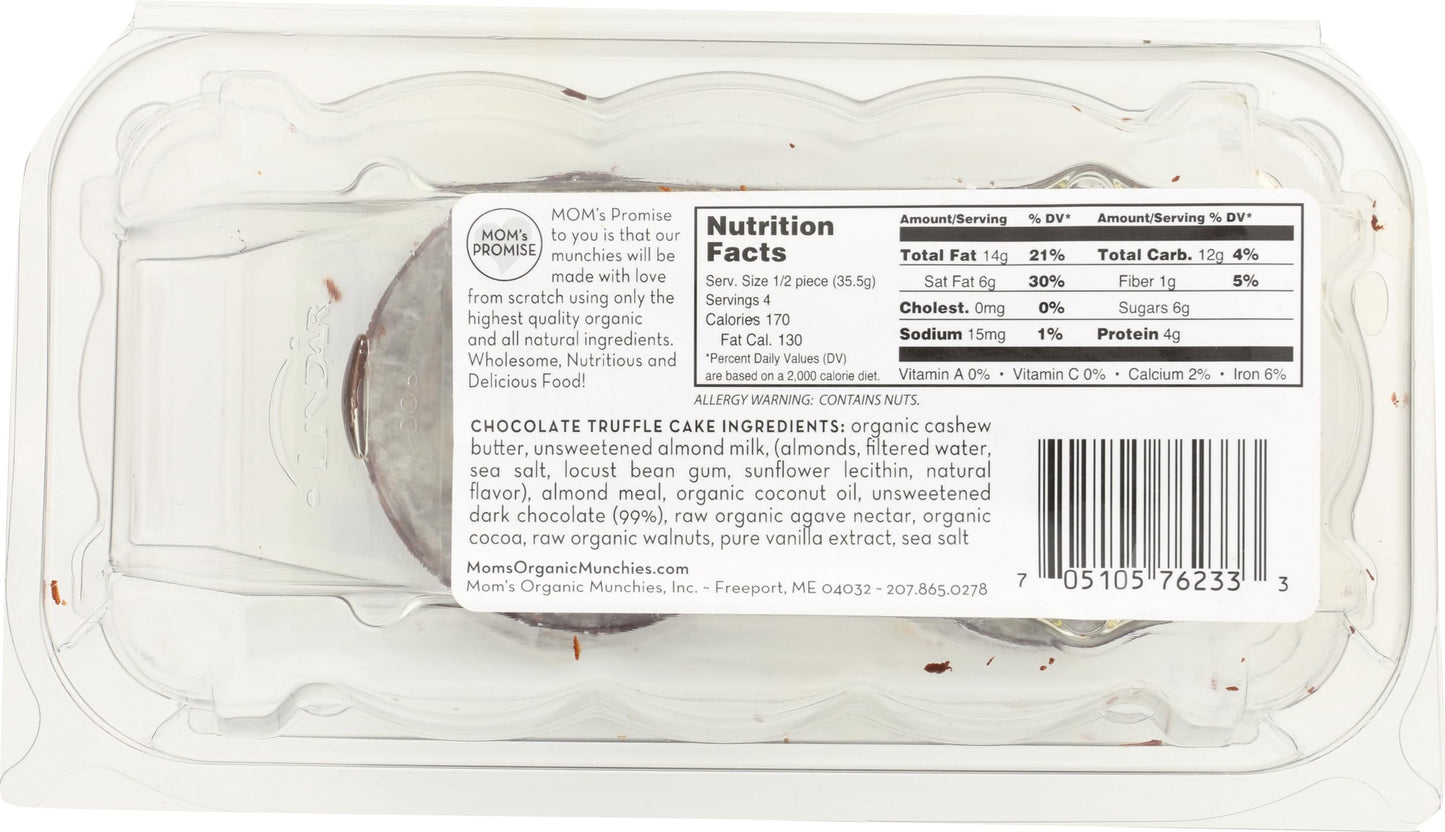 Moms Munchies Mini Chocolate Truffle Cake, 5 OZ