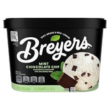 Breyers Ice Cream for a Delicious Frozen Treat Mint Chocolate Chip Made with 100% Grade A Milk & Cream 48 oz