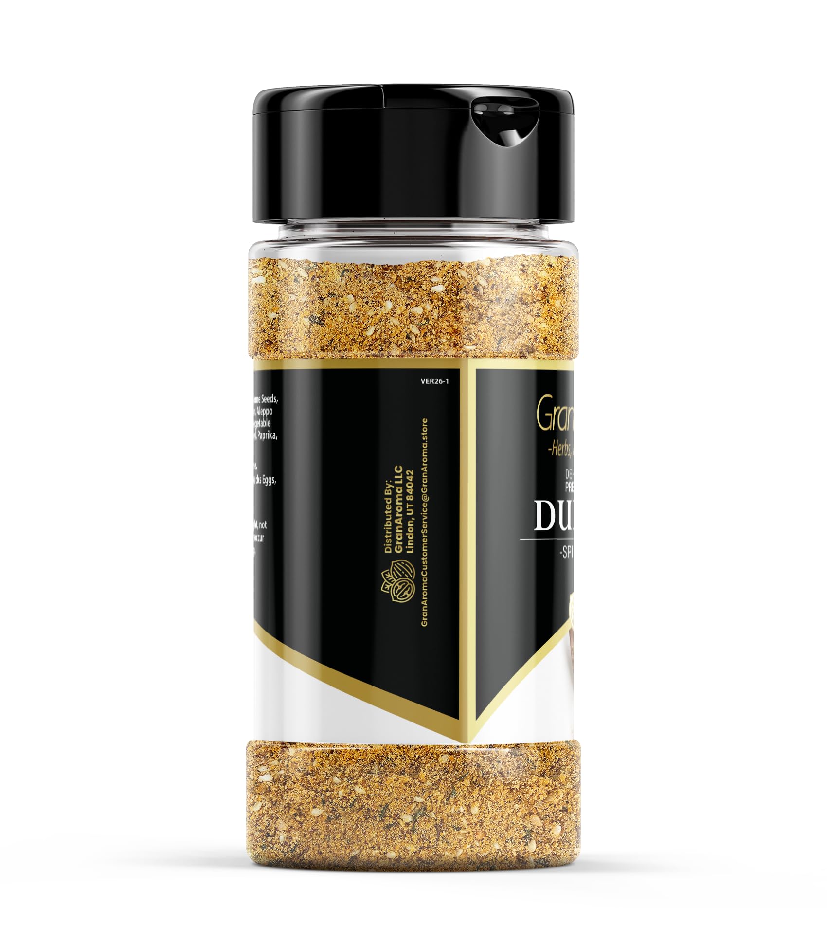 GranAroma Dukkah, Egyptian and Middle Eastern Spice Blend, Flavorful Blend (3.68 Ounce)