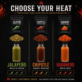 Hot Sauce Making Kit - Make Your Own Fresh Hot Sauce At Home, Gift Set