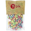 Yupik Mini Sour Fruit Mix, 2.2 lb (35.2 oz), Non-GMO Colorful Gummy Fruit Salad with Juicy Pears, Bananas, Oranges, & More, Dusted in Sour Sugar for a