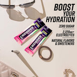 BODYARMOR Flash IV Electrolyte Packets, Strawberry Kiwi, Lemon Lime, & Tropical Punch Variety Pack - Zero Sugar Drink Mix, Single Serve Packs, Coconut