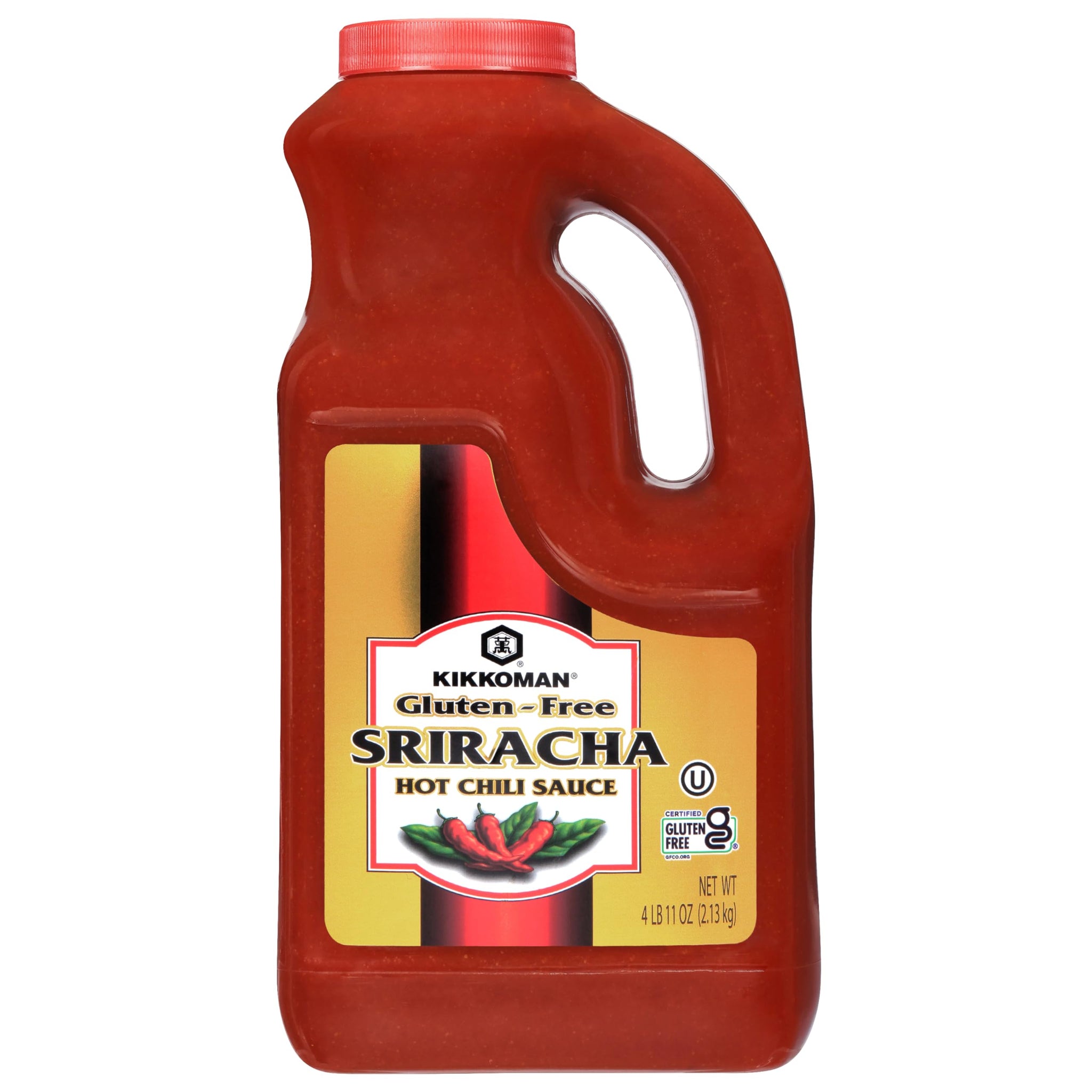 Kikkoman Gluten-Free Sriracha Hot Chili Sauce, Asian-Style Hot Sauce - Great for Sandwiches, Wraps, Pasta, Noodles, Sushi, Poke - with No Artificial