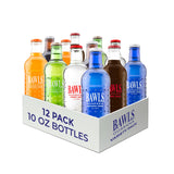 BAWLS Variety Pack, BAWLS Guarana Drink, Guarana Soda, Guarana Fueled Soda for Energy, High Energy Caffeinated Drink, Variety Pack, 10oz 12 Pack Glass