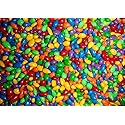 Sunbursts - Rainbow Colored Chocolate Covered Sunflower Seeds 1/2 Pound ( 8 Ounces )