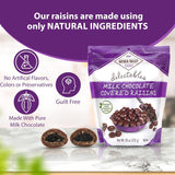 Hayden Valley Foods Milk Chocolate Covered Raisins | 26 oz Resealable Bag | No Artificial Flavors, Preservatives or Colors | Bulk Gourmet Sweet Fruit