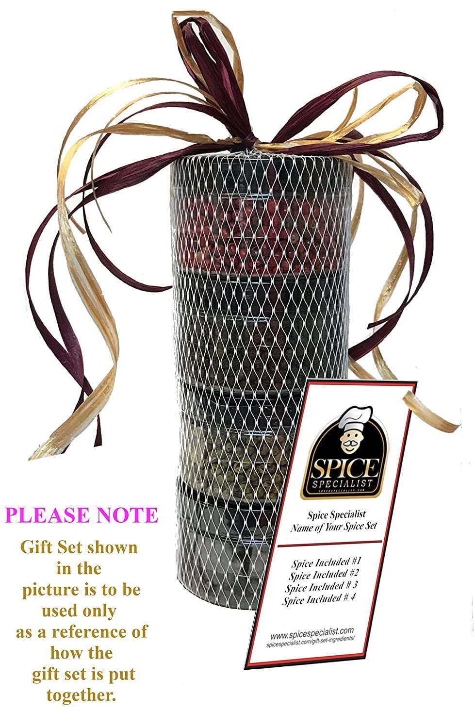 Olive-Oil Seasoning for Bread Dipping Assortment Set - Contains: 4 Assorted Plastic Jars - KOSHER