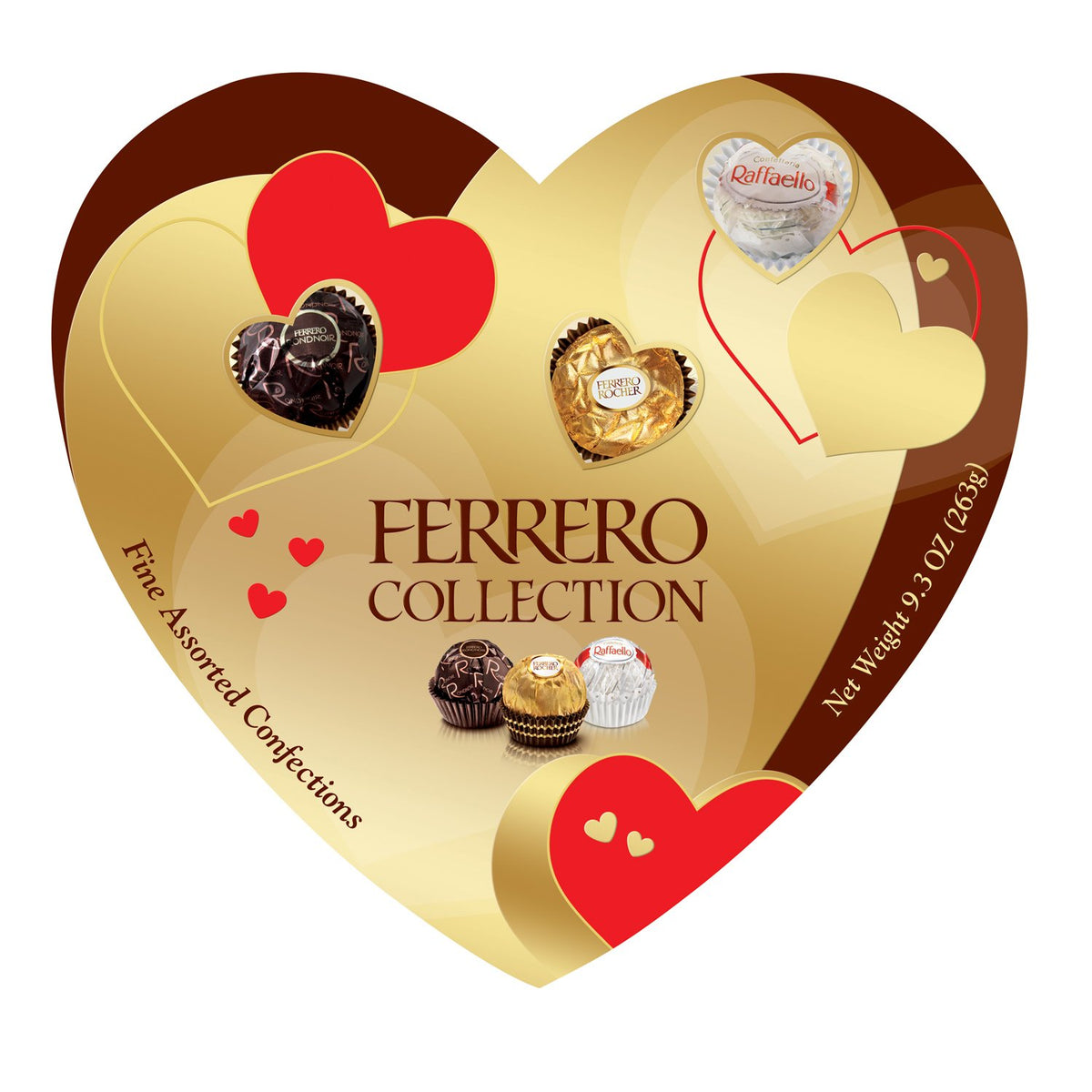 Rondnoir Collection Heart Gift Box, 24 Count