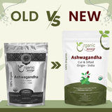 Organic Way Ashwagandha Root Cut & Sifted (Withania somnifera) - Organic & Kosher Certified | Vegan, Non GMO & Gluten Free | USDA Certified | Origin