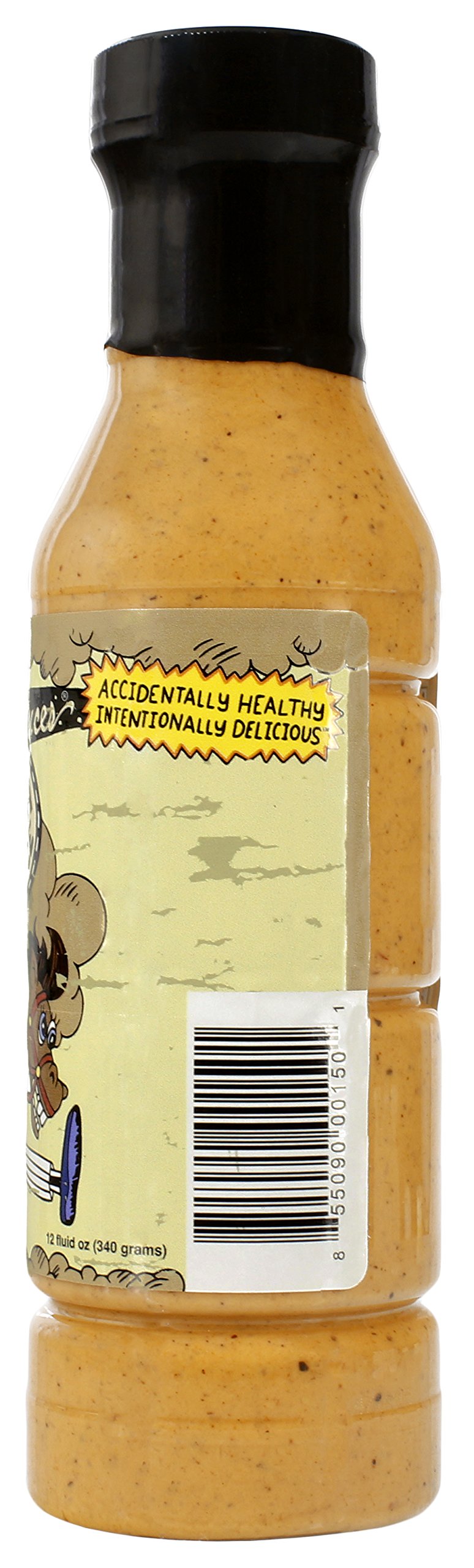Torchbearer Sauces Smokey Horseradish Sauce 12 FL Oz, Heat level 3 - Spicy Horseradish, Garlic and Chipotle Smokiness - All Natural, Extract-Free