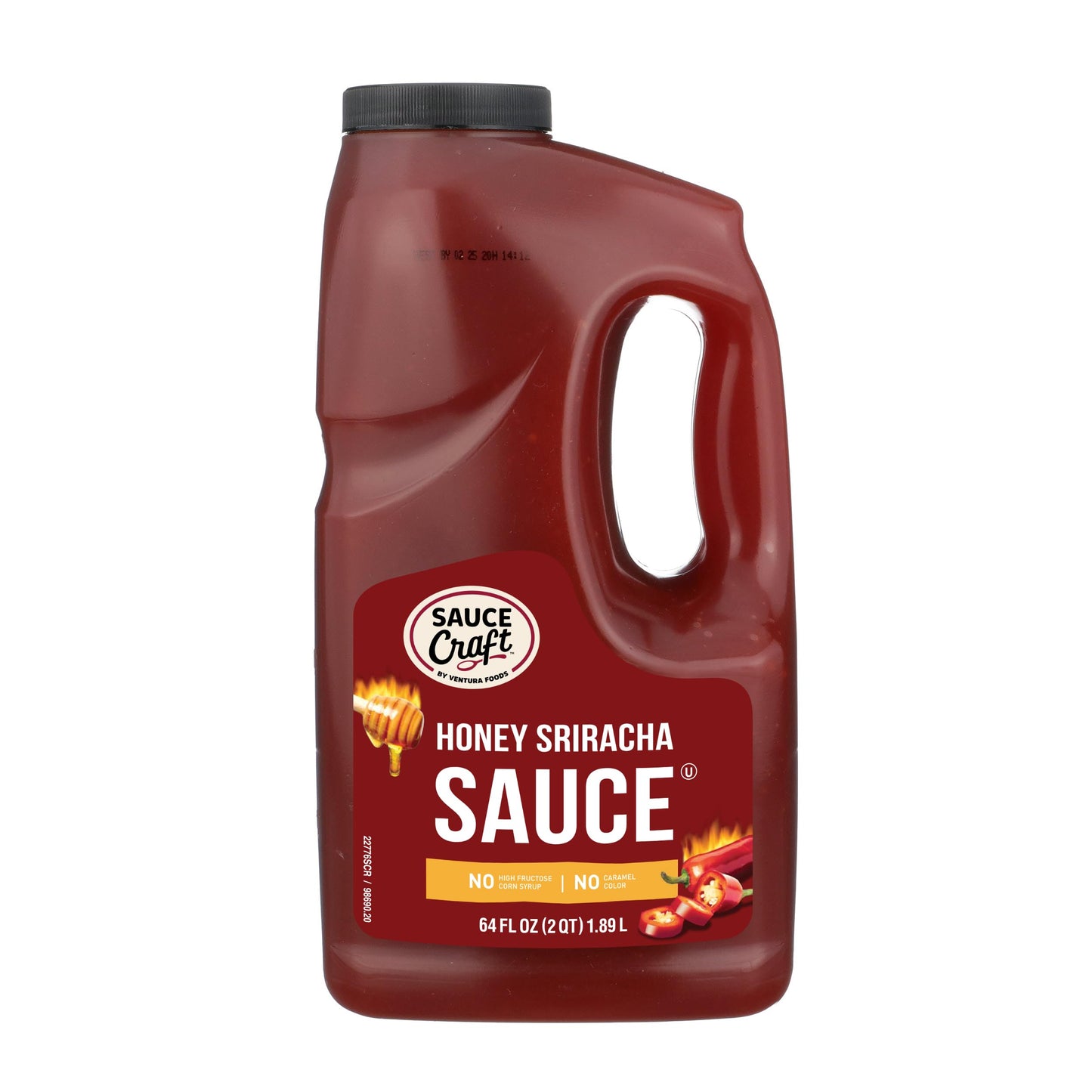 Ventura Foods Sauce Craft Honey Sriracha Sauce with Sweet Heat, Versatile and Globally Inspired Spicy Sauce for Food Service, Wings, Sandwiches