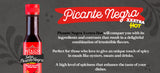 Mexico Lindo Picante Negra Xxxtra Hot Sauce | Scoville Unit Level 80,000 | Sugar Free | 5 Fl Oz Bottles (Pack of 3)