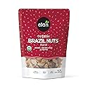 Elan Organic Raw Brazil Nuts, 6.5 oz, Whole Nuts, No Shell, Non-GMO, Vegan, Gluten-Free, Kosher, Healthy Snacks