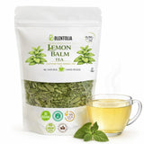 Blentolia Melissa Lemon Balm Leaf - Calming Herbal Tea - Caffeine-Free, 100% Natural - Soothing Lemon Flavor - Loose Leaf Herbal Infusion - 16g