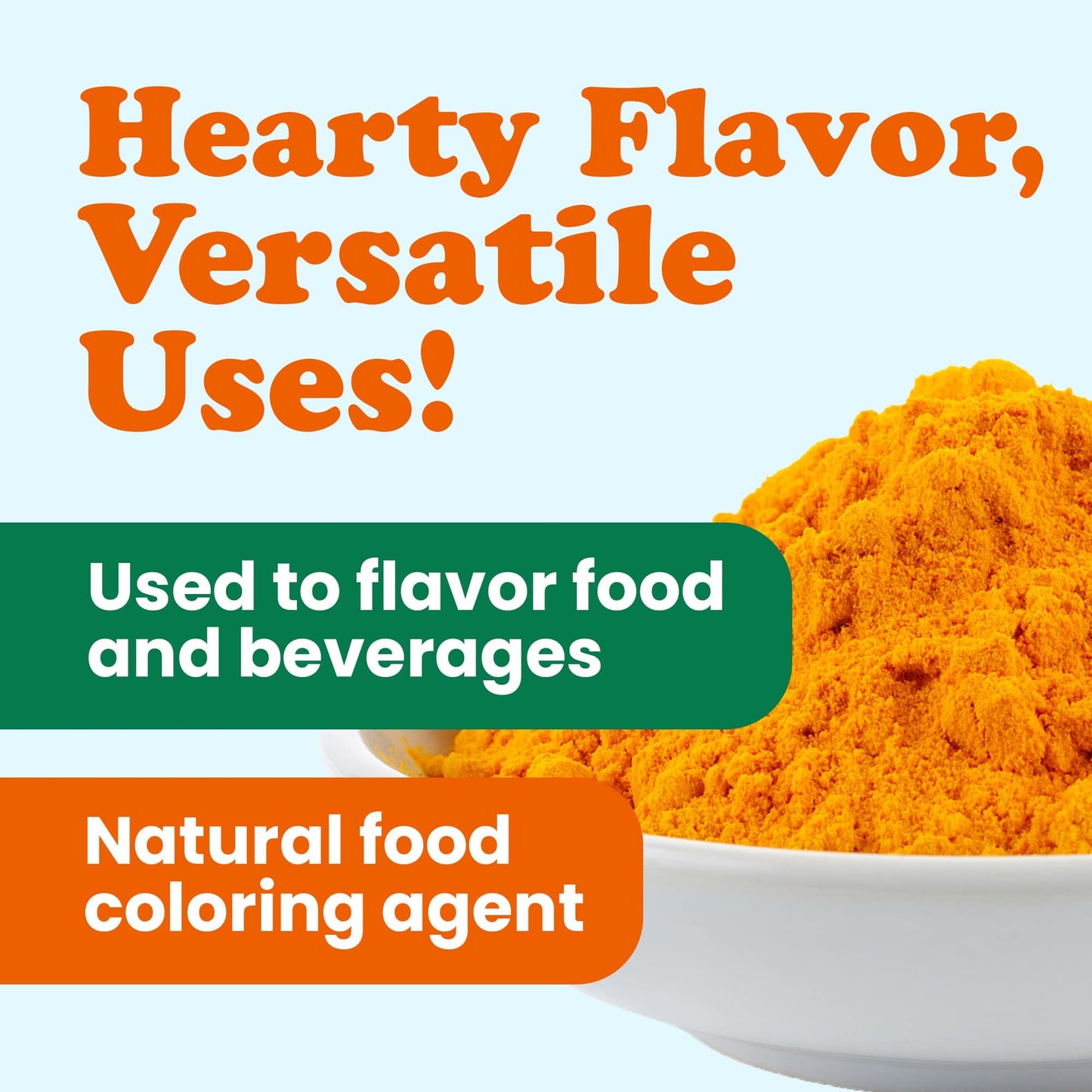 Organic Turmeric Powder, 9 Pounds - Non-GMO, Finely Ground Turmeric Root, Pure, Kosher, Vegan, Bulk. Fragrant Spice. Great for Asian, Middle East