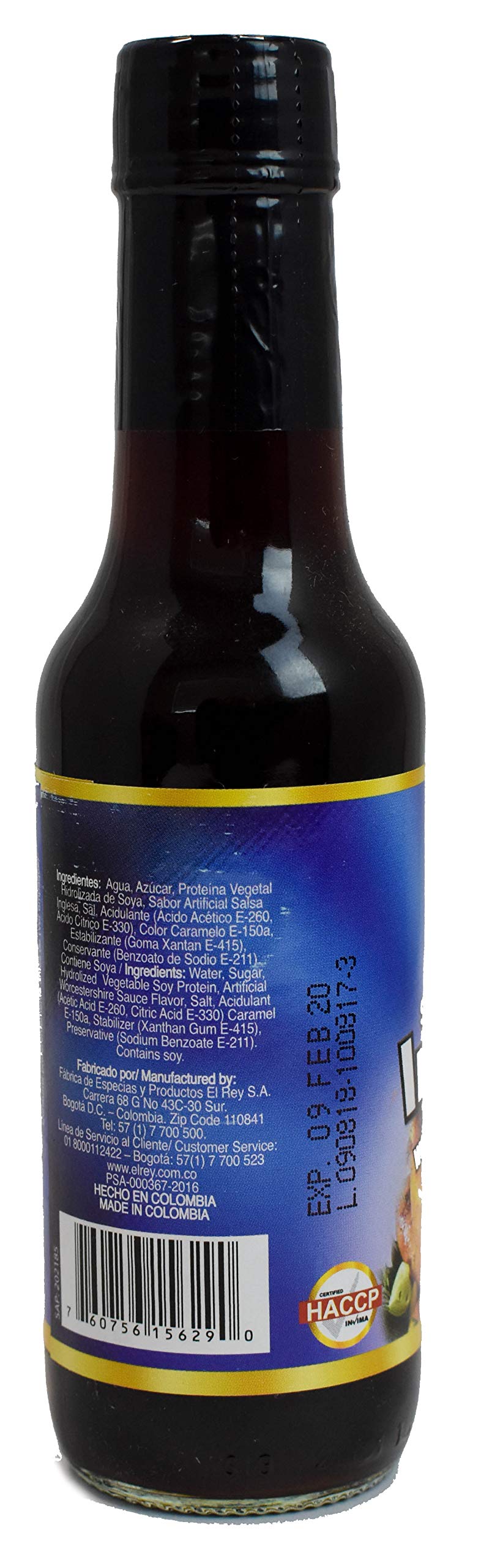 El Rey Worcestershire Sauce Salsa Inglesa 5.2 Fluid Ounces