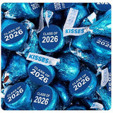 85 Pcs Blue Graduation Candy Class of 2026 Kisses Chocolate (13.6oz, Approx. 85 Pcs)