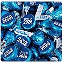 85 Pcs Blue Graduation Candy Class of 2026 Kisses Chocolate (13.6oz, Approx. 85 Pcs)