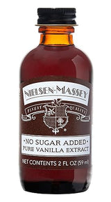 Nielsen-Massey No Sugar Added Pure Vanilla Extract for Baking and Cooking, 2 Ounce Bottle