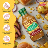Johnny Harris Carolina Style Bar-B-Cue Sauce, Authentic Carolina Mustard BBQ Sauce, Tangy Mustard Grilling, Sweet and Gluten-Free Barbecue Sauce
