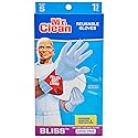 Mr. Clean, 243032 Bliss, Small Latex Free, Vinyl, Soft Ultra Absorbent Lining, Non- Slip Swirl Grip Gloves, (Small)