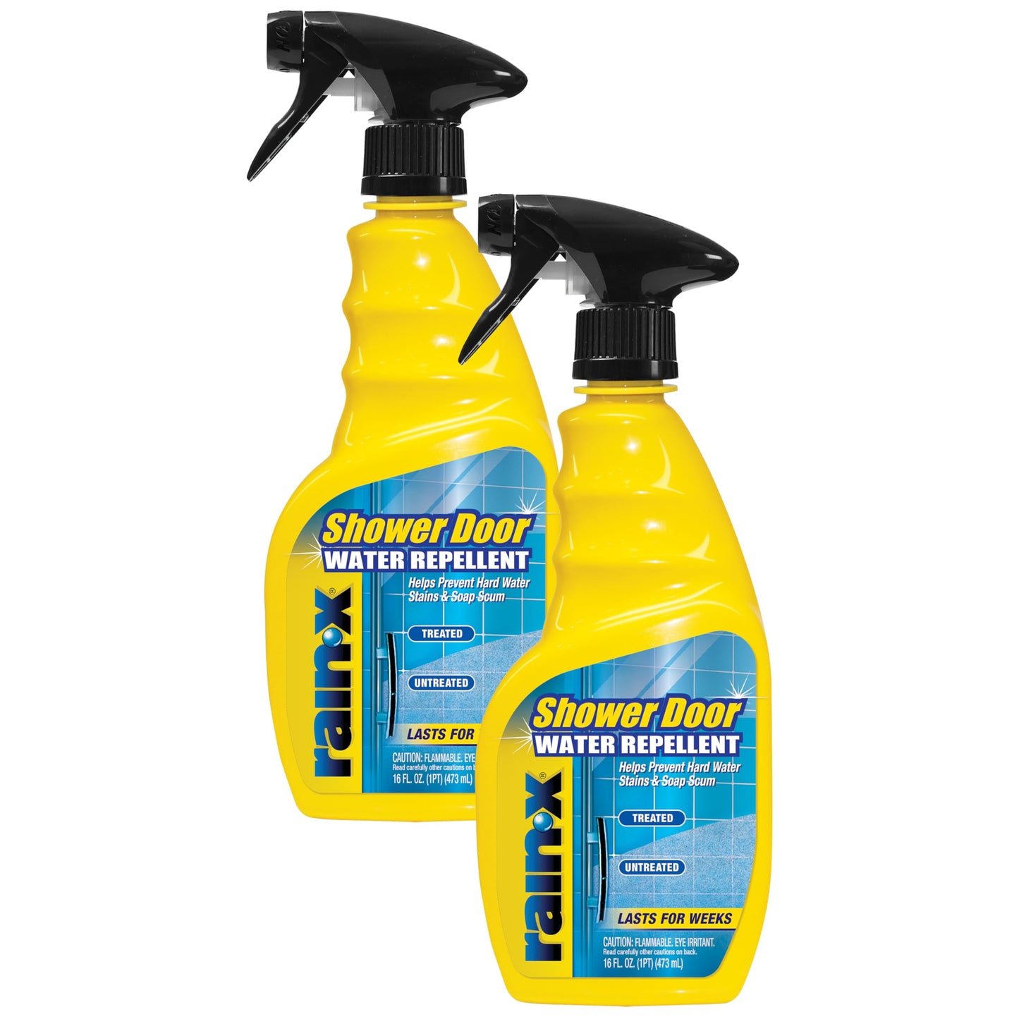 Rain-X 630542 Shower Door Water Repellent, Protects Glass Shower & Doors From Soap Residue And Hard Water Stains Leaving Your Bathroom Beautiful (Pack