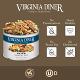 Virginia Diner - Wasabi Snack Mix 14oz Resealable Can of the Perfect Bar Mix for Snacking Sharing or Gifting