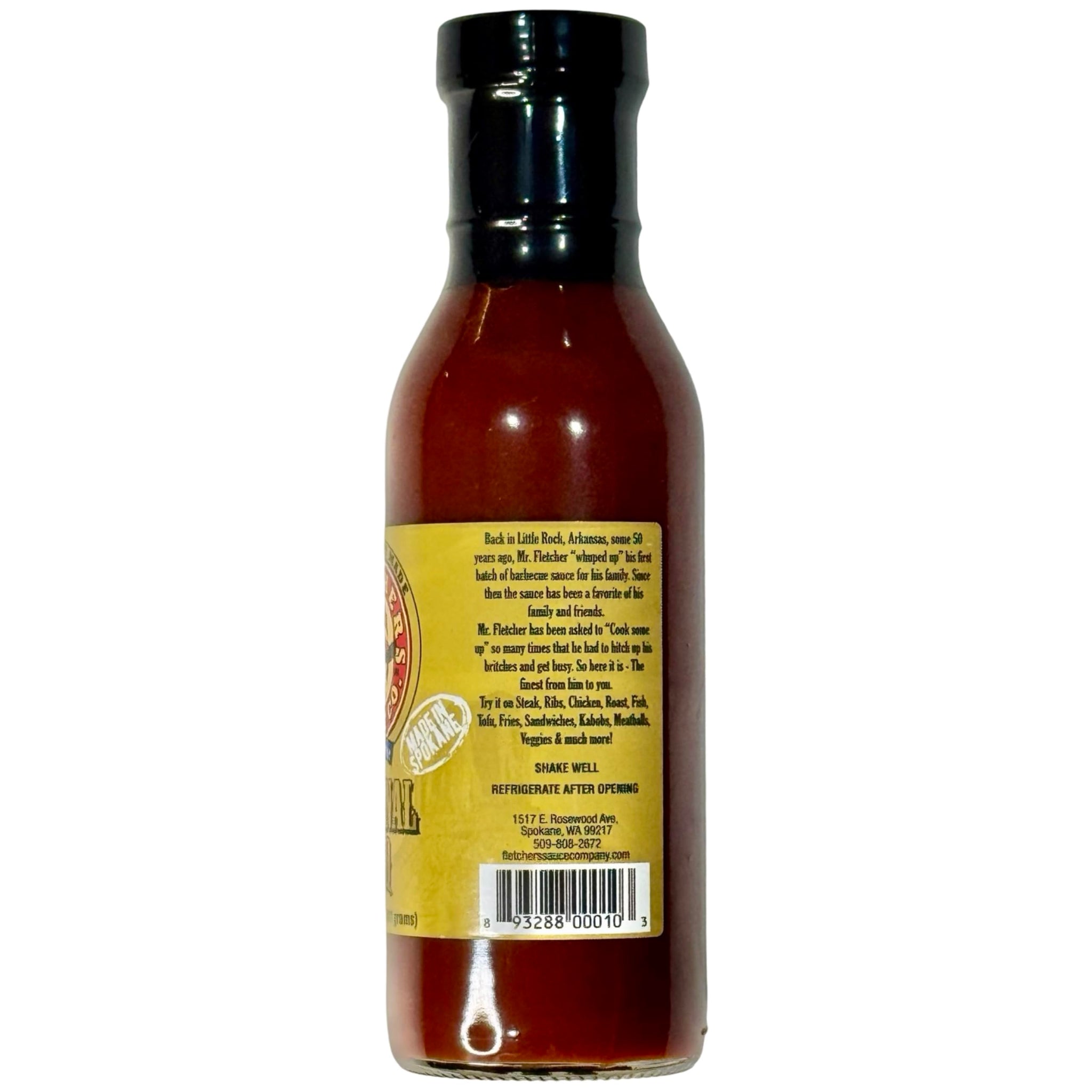 Fletcher's Original BBQ Sauce, Nothwest Made 14.5 oz | 411 g