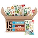PeaKaPop Veggie Chips - Healthy Lentil Chips Snacks for Adults & Kids with Pea, Lentil & Chickpea Protein - Vegan, Gluten-Free Snack - Small Size 1 oz