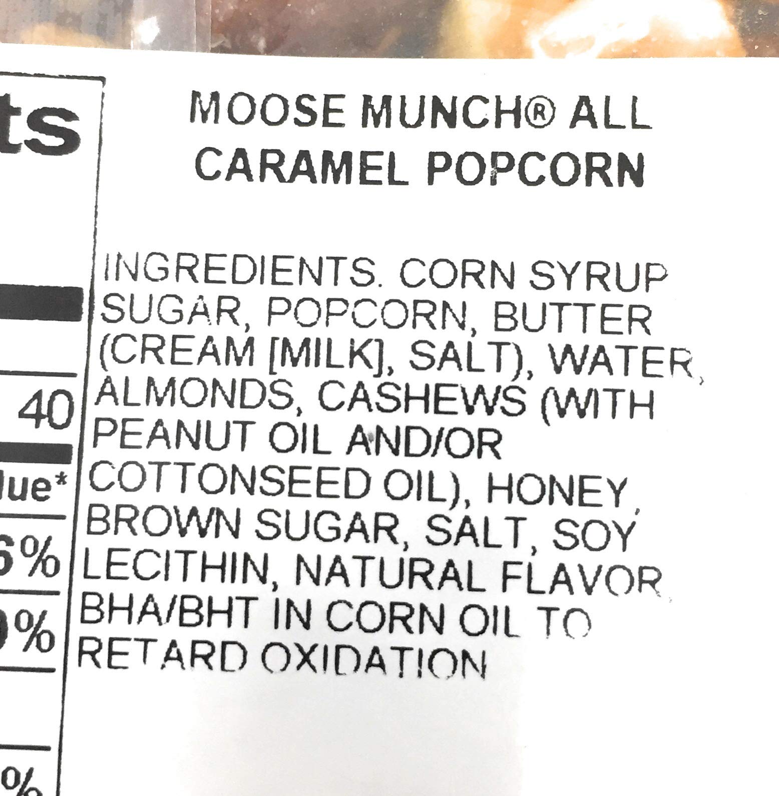 Harry & David, Moose Munch Gourmet Popcorn, Classic Caramel with Almonds Cashew Nuts (14 Oz)