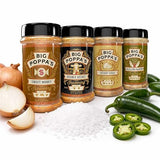 Big Poppa’s Must Have BBQ Seasoning Bundle - Award-Winning, Versatile BBQ Rub Seasoning Set for Chicken, Fish, Burgers and Tacos - Balanced