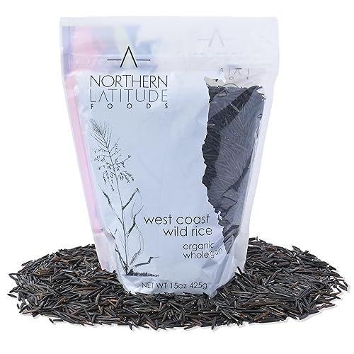 Organic Wild Rice - 15oz | NON-GMO | Lake Harvested | Sustainable | Naturally Gluten Free