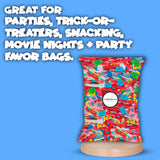 CandyKrave Candies with 6 Pounders pack of 4 Gummies Sweets Assortment Bulk Candy Variety Pack Individually Packed (Twizzlers Rainbow and Strawberry