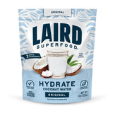 Laird Superfood HYDRATE Coconut Water Powder Drink Supplement with Coconut Water and Auqamin, All Natural, No Added Sugars, Gluten-Free, Non-GMO