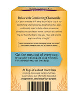 Yogi Tea, Chamomile, 16 Count, Packaging May Vary