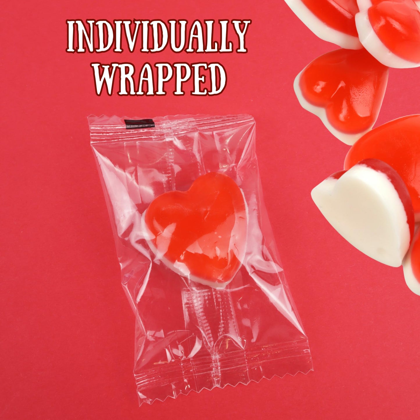 Hello Kitty Valentine's Day Gift Box, Fruit Punch Flavored Gummies Inside, Individually Wrapped Pieces, 3.17 Ounces
