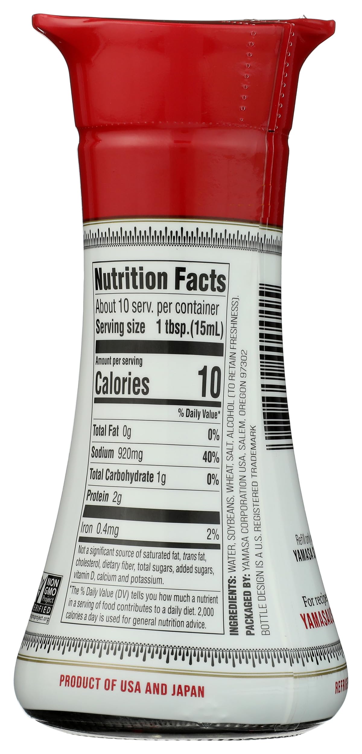 Yamasa, Shoyu Artisanal Soy Sauce, Non-GMO, Glass Bottle with Dispenser, 5 fl oz